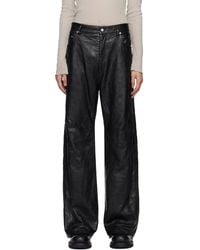 Rick Owens - Temple Geth Leather Pants - Lyst