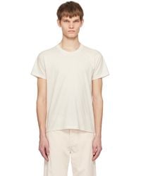 The Row - T-shirt blaine ivoire - Lyst
