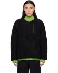 Homme Plissé Issey Miyake - Homme Plissé Issey Miyake Fleece Pleats Jacket - Lyst