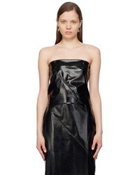 GAUGE81 - Choya Faux-Leather Top - Lyst