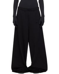Vetements - Pantalon de survêtement ample noir - Lyst
