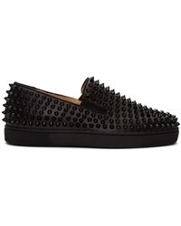 Christian Louboutin Roller-Boat Slip-Ons for Men - Up to 53% off at Lyst.com