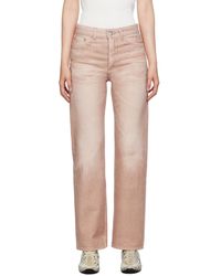 Our Legacy - Pink Linear Cut Jeans - Lyst