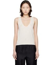 Loulou de Saison - Albia Lds U Neck Tank Top - Lyst