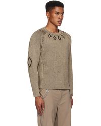 トップス C.E cavempt SIDE RIB LOOSE NET KNIT Cav Empt Side Rib Loose Net Knit Sweater in Blue for Men | Lyst