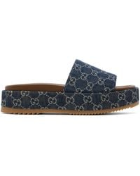 レディース Gucci フラットサンダル | Lyst