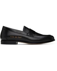 Common Projects - Black Flat Loafers - Lyst