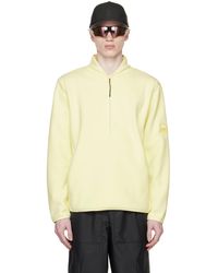 Rains - Yellow Half-zip Sweater - Lyst