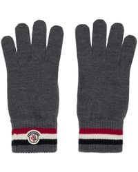 Moncler - Tricolor Knit Gloves - Lyst