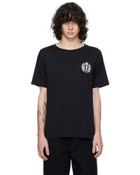 Bally - T-shirt noir à logo imprimé - Lyst