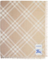 Burberry - Gradient Check Wool Silk Scarf - Lyst
