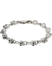 Emanuele Bicocchi - Multi-Skull Bracelet - Lyst