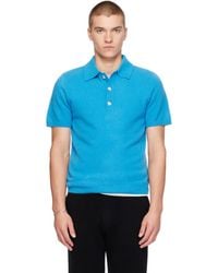 Entire studios - Short Sleeve Cashmere Knit Polo - Lyst
