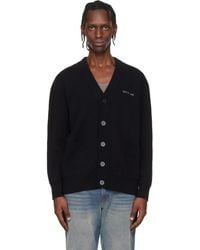 Marine Serre - Merino Wool Knit Maxi Cardigan - Lyst