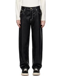 Eytys - Black Benz Faux-leather Trousers - Lyst