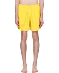 Acne Studios - Maillot de bain jaune à garniture réfléchissante - Lyst