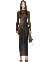 Jean Paul Gaultier - Ssense Exclusive Printed Acid Water Maxi Dress - Lyst