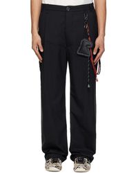 Song For The Mute - Slash Loose Pleated Trousers - Lyst