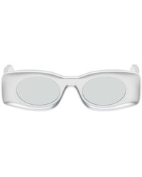 Loewe - White & Silver Paula's Ibiza Original Sunglasses - Lyst