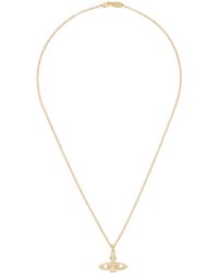 Vivienne Westwood - Mini Bas Relief Orb Necklace - Lyst