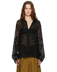 Bode - Blooming Threadwork Shirt - Lyst