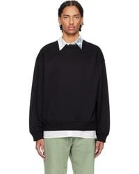 メンズ Dries Van Noten クロップド ダッフルコート ブラック | Lyst