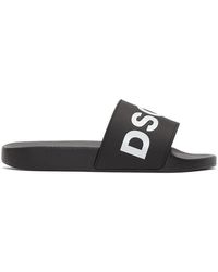DSquared² Sandales a enfiler noires Dune