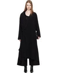 Yohji Yamamoto - Relaxed Fit Shirt Midi Dress - Lyst