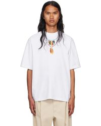 Marcelo Burlon - White Feathers Necklace T-shirt - Lyst
