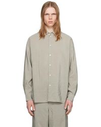 Lemaire - Chemise transformable grise - Lyst