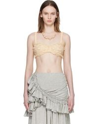 Dries Van Noten - Polka Dot Mesh Bralette - Lyst