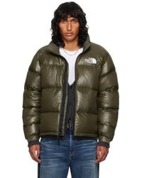 The North Face - Ssense Exclusive Khaki 1996 Retro Nuptse Down Jacket - Lyst