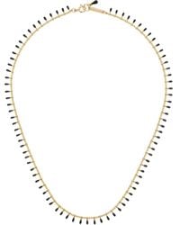 Isabel Marant - Gold & Black Casablanca Necklace - Lyst