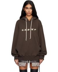 Rick Owens - Concordians Oversized Hoodie - Lyst
