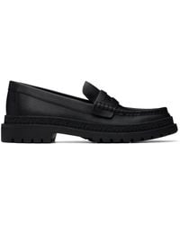 COACH - Black Cooper Loafers - Lyst