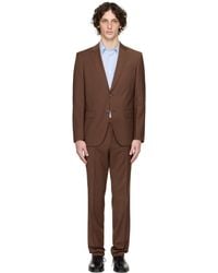 BOSS - ブラウン シングルスーツ - Lyst