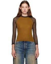 Acne Studios - Semi-Sheer T-Shirt - Lyst