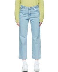 Harbor jeans Jean A.P.C en coloris Blanc Femme Vêtements Jeans Jeans coupe droite 