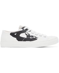 Vivienne Westwood - Baskets basses plimsoll 2.0 blanches - Lyst