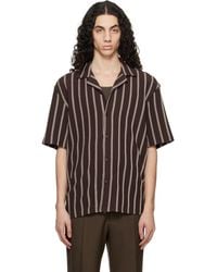 BOSS - Striped Relaxed-Fit Stretch Cotton Shirt - Lyst