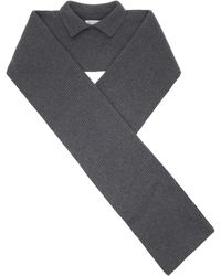 Maison Margiela - Ribbed Wool Collar Scarf - Lyst