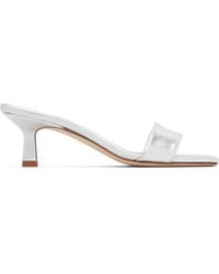 Aeyde - Gilly Leather Heeled Sandals - Lyst