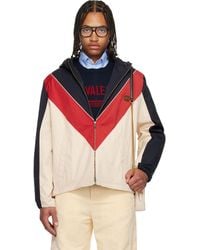 Valentino - Vlogo Patch Hooded Windbreaker Jacket - Lyst