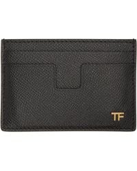 Tom Ford - Small Grain Leather Classic Card Holder - Lyst