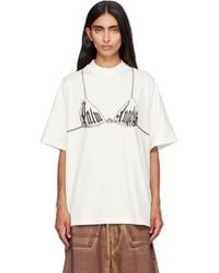 Palm Angels - Off- Bra Loose T-Shirt - Lyst