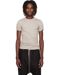 Rick Owens - Off- Temple Double Ss T-shirt - Lyst
