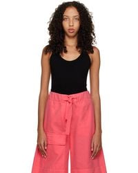 Dries Van Noten - Black Halter Bodysuit - Lyst