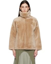 Yves Salomon - Lambskin Shearling Jacket - Lyst