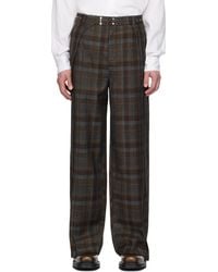 ANDERSSON BELL - Soe Check Wrap Trousers - Lyst