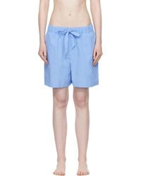Tekla - Poplin Pyjama Shorts - Lyst